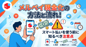 メルペイ現金化の方法と流れ！スマート払いを使う前に知るべき注意点